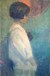 Oil painting of Joy Alison Bubar