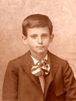 detail of photo portrait - Jewett Bubar