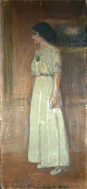 Oil painting of Nell McKellips Bubar