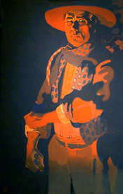 Lobby poster of cowboy William S. Hart